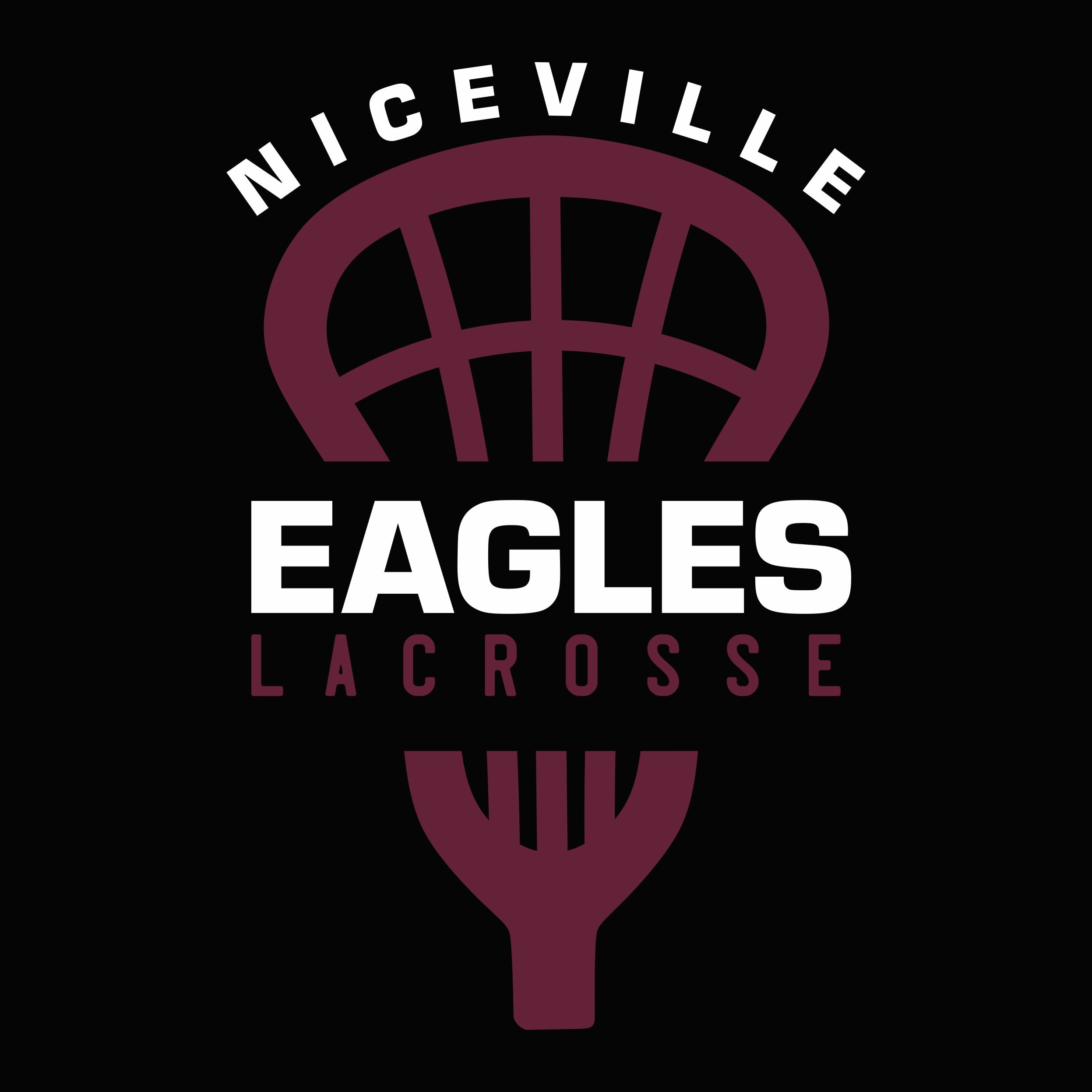 Niceville Lacrosse Club Adult Black Logo