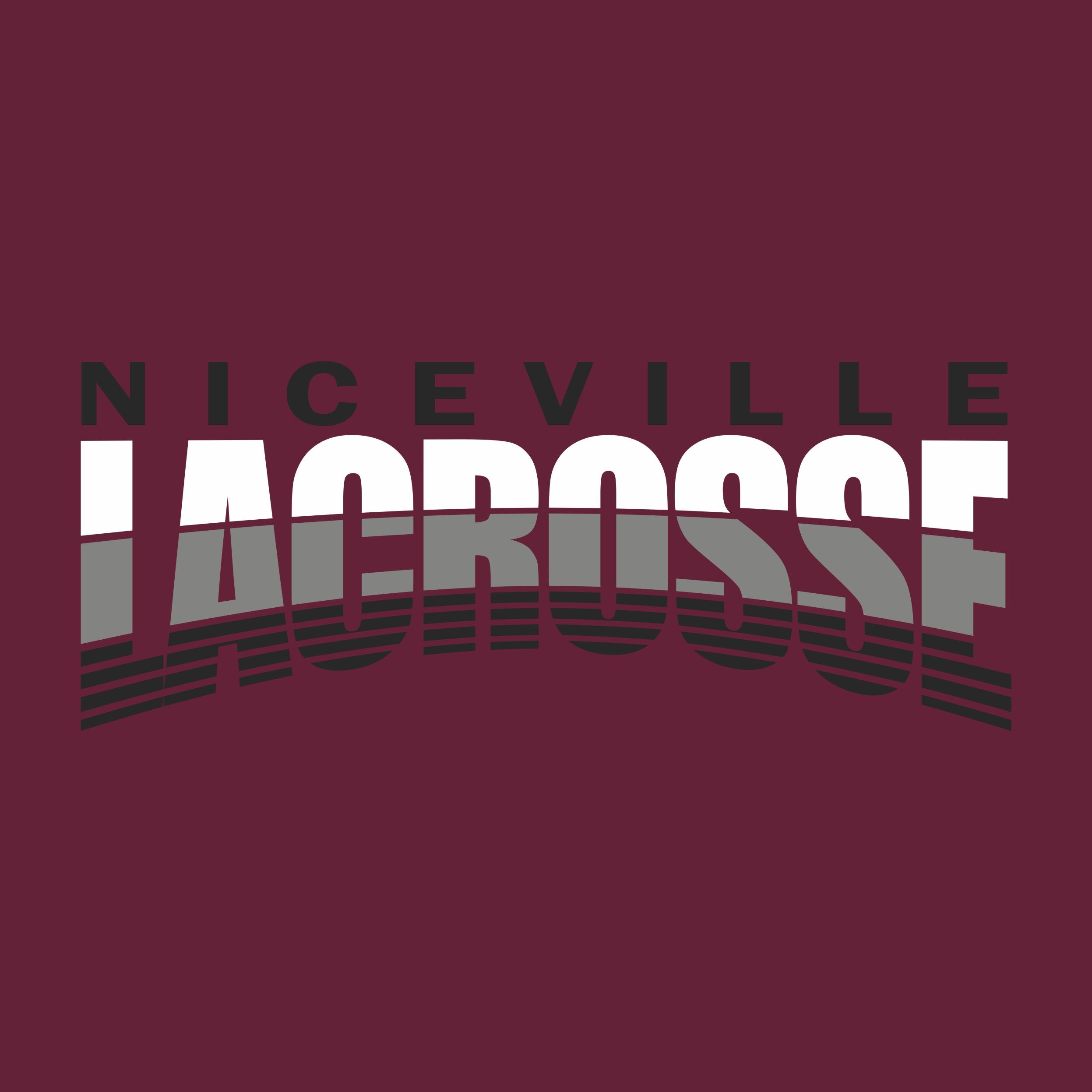 Niceville Lacrosse Club Youth Maroon Logo