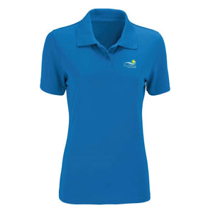 Open image in slideshow, Sun Palace Women&#39;s Vansport Omega Solid Mesh Tech Polo
