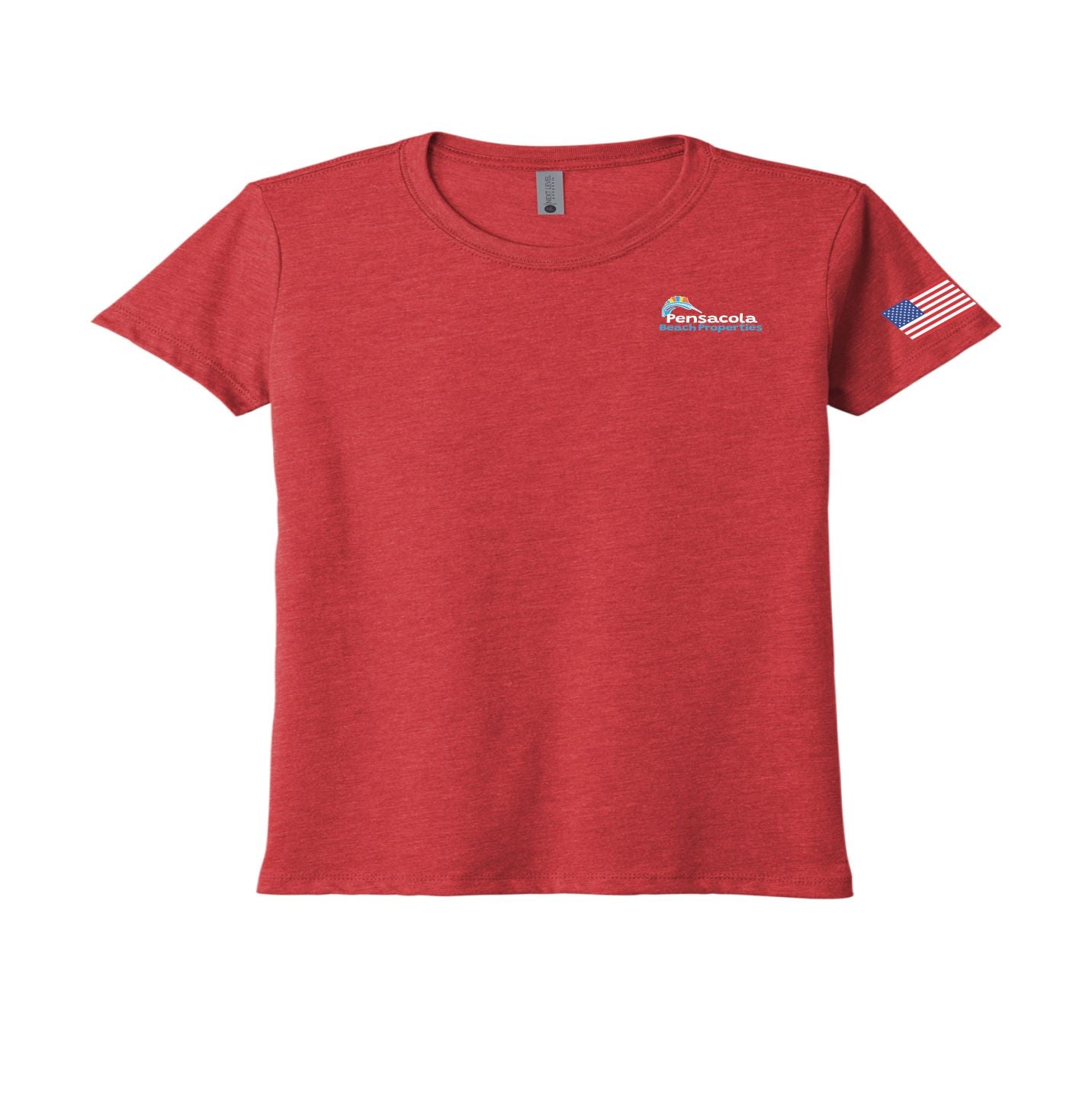 PBP Ladies Red Patriotic Tee