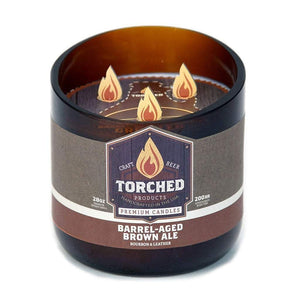 Open image in slideshow, Torched Growler Candle
